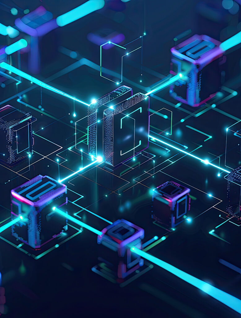 3d rendering blockchain technology